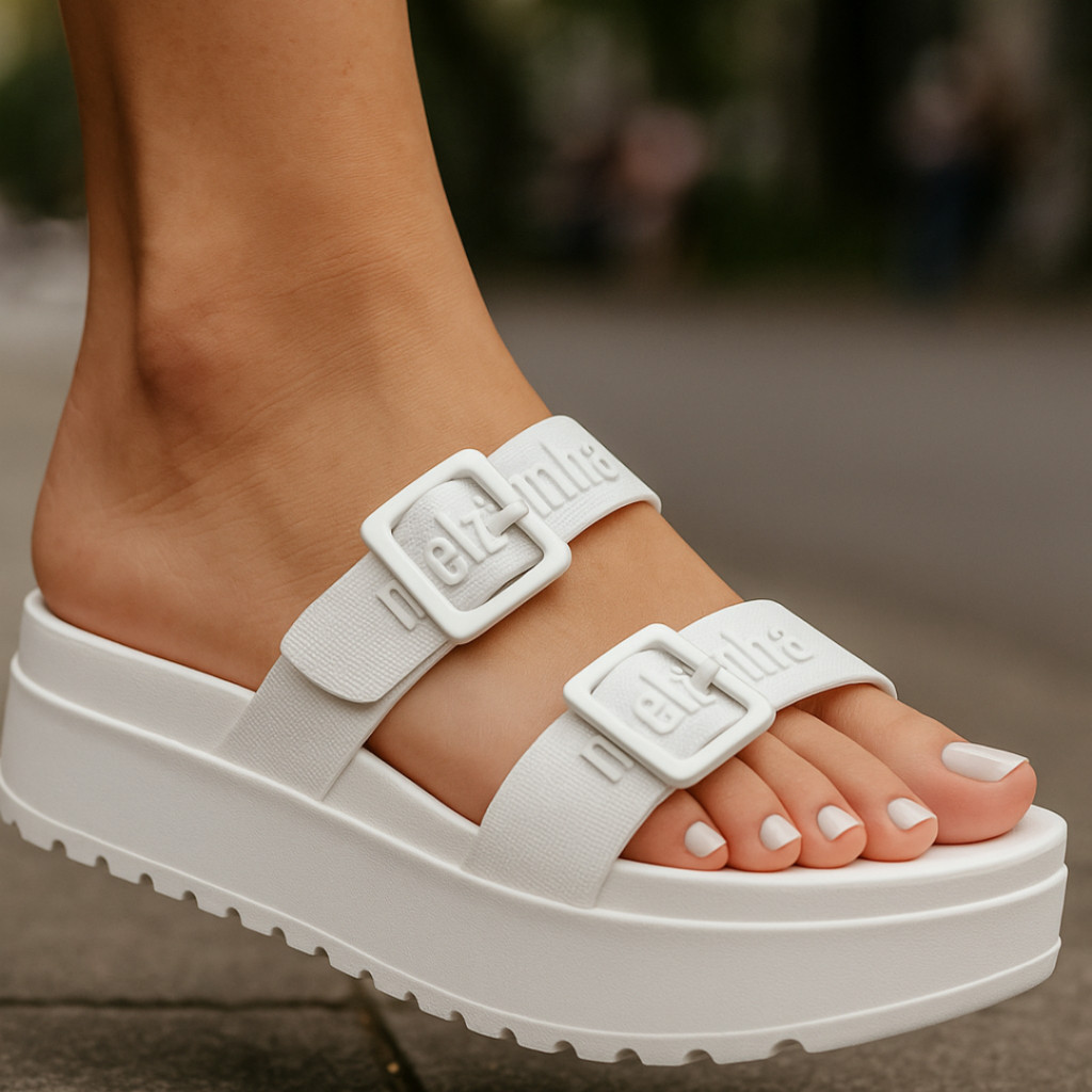 Chinelo Papete Melzinha Slide Lançamento Inovador Leve Maciez Conforto Blogueiras