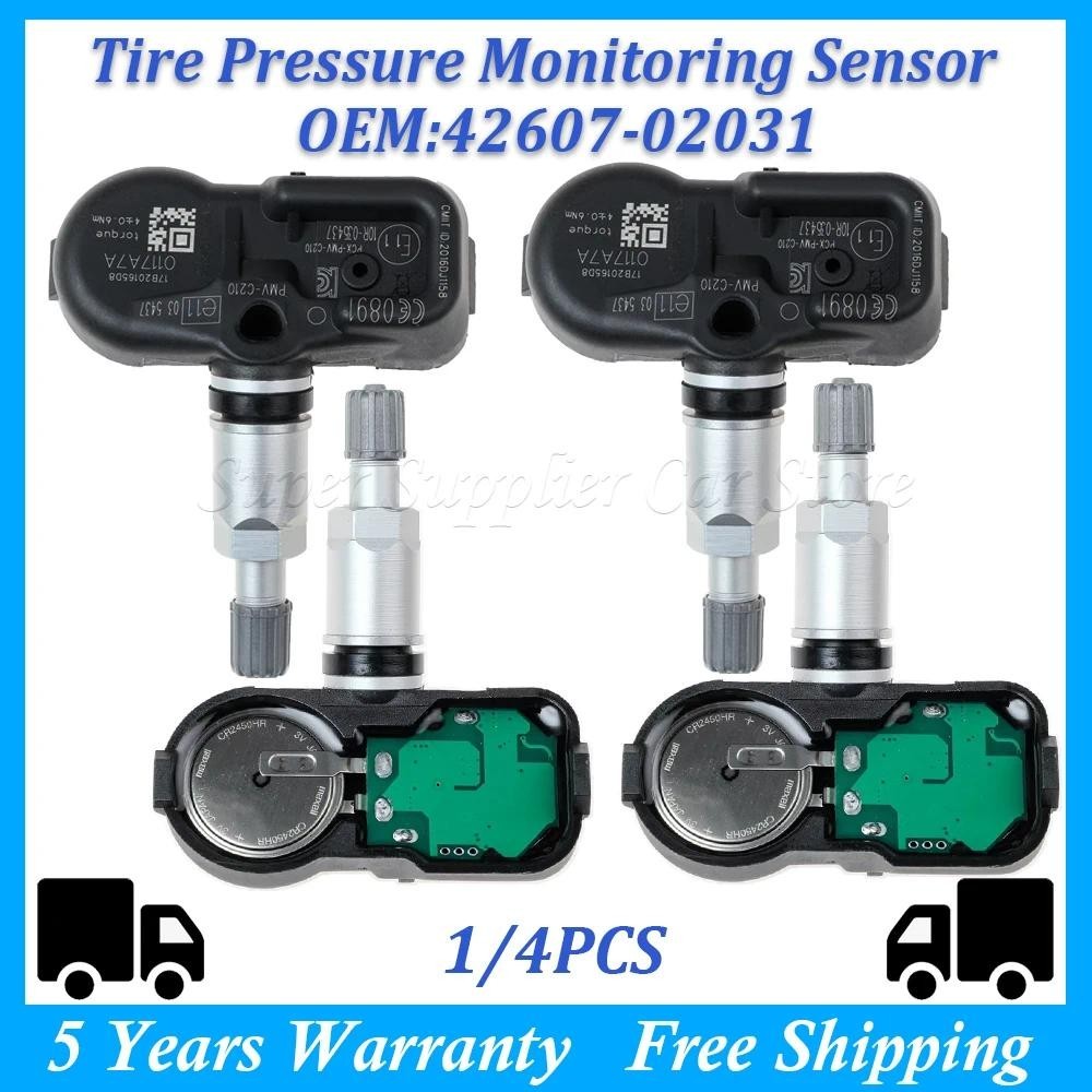 Sensor De Pressão Dos Pneus TPMS 433MHz Para 2014-2016 Toyota Fortuner Corolla PMV-C210 42607-02031 42607-30070 42607-02
