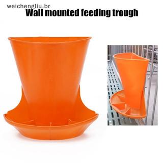 # weicheng Alimentador De Leitões De Plástico , Tigela De Alimentação Montada Na Parede Para Porcos , Coelhos , Pintinho