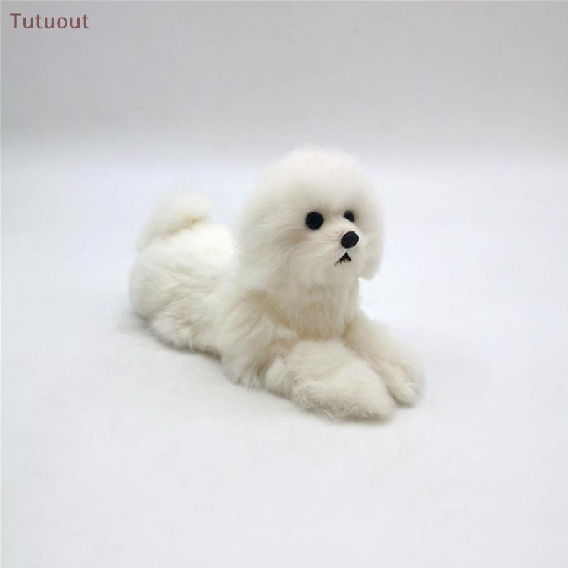 TUTU Bonito Cão De Pelúcia Boneca Simulação Brinquedos Animais Super Realista Brinquedo Do Para Amantes Animal De Estima
