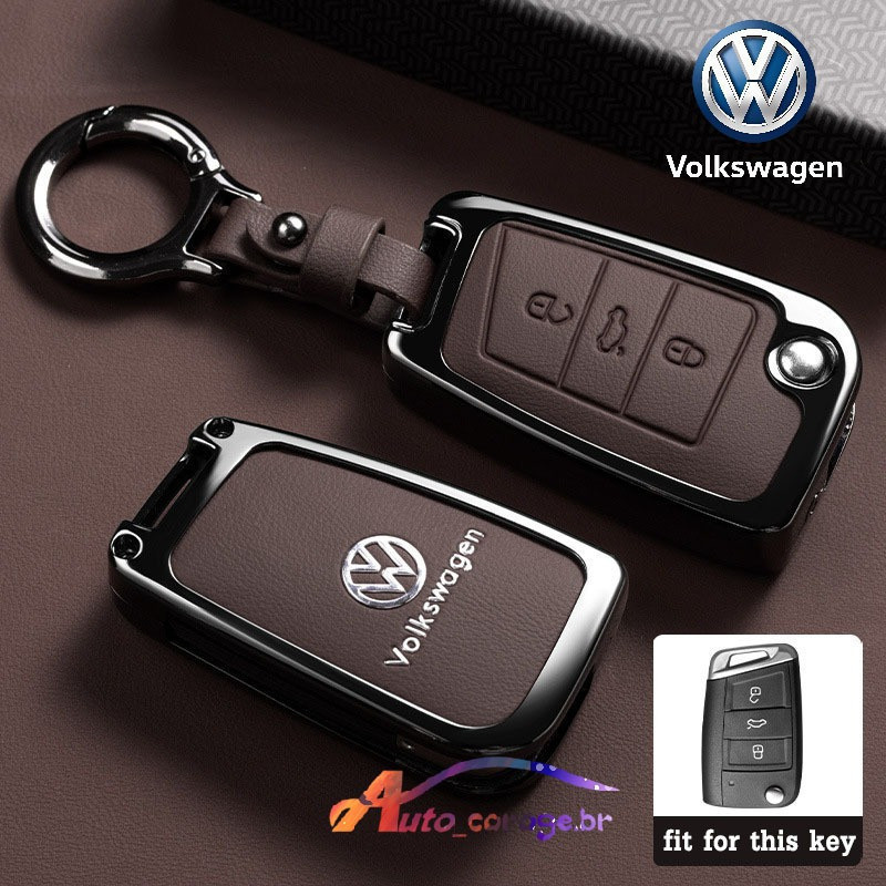 Capa para Chave Remota de Carro 42741 para Volkswagen T-cross/Nivus/TIGUAN/Polo/GOL/JETTA/BORA/TAOS 3514 3254 dong