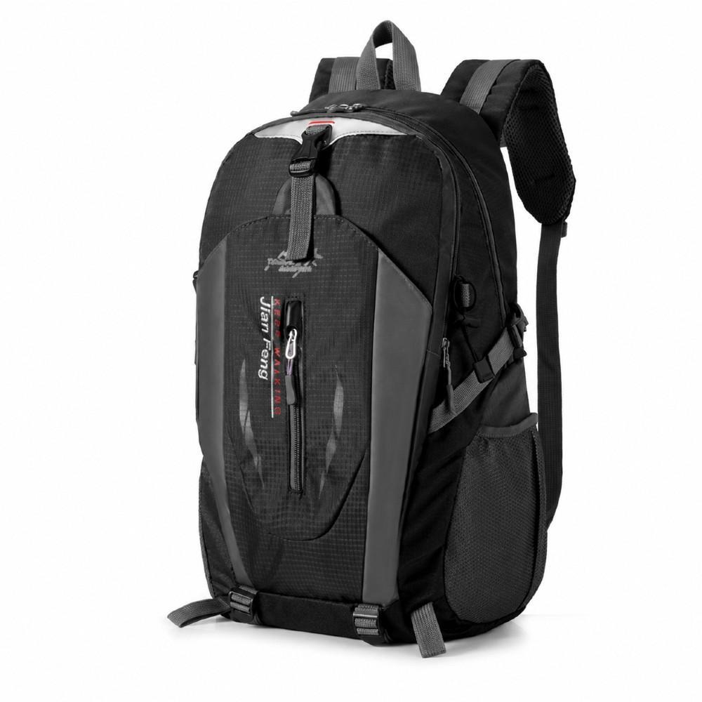 Mochila para Notebook até 15,6" Nylon Impermeável Viagem Trilha Camping Preta