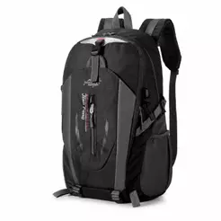 Mochila para Notebook até 15,6" Nylon Impermeável Viagem Trilha Camping Preta