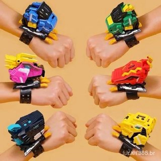 Miniforce X Relógio Brinquedo Super Dinossauro Power Mecha Deformação Robô Favorito Presente De Crianças Mini Servo Secr