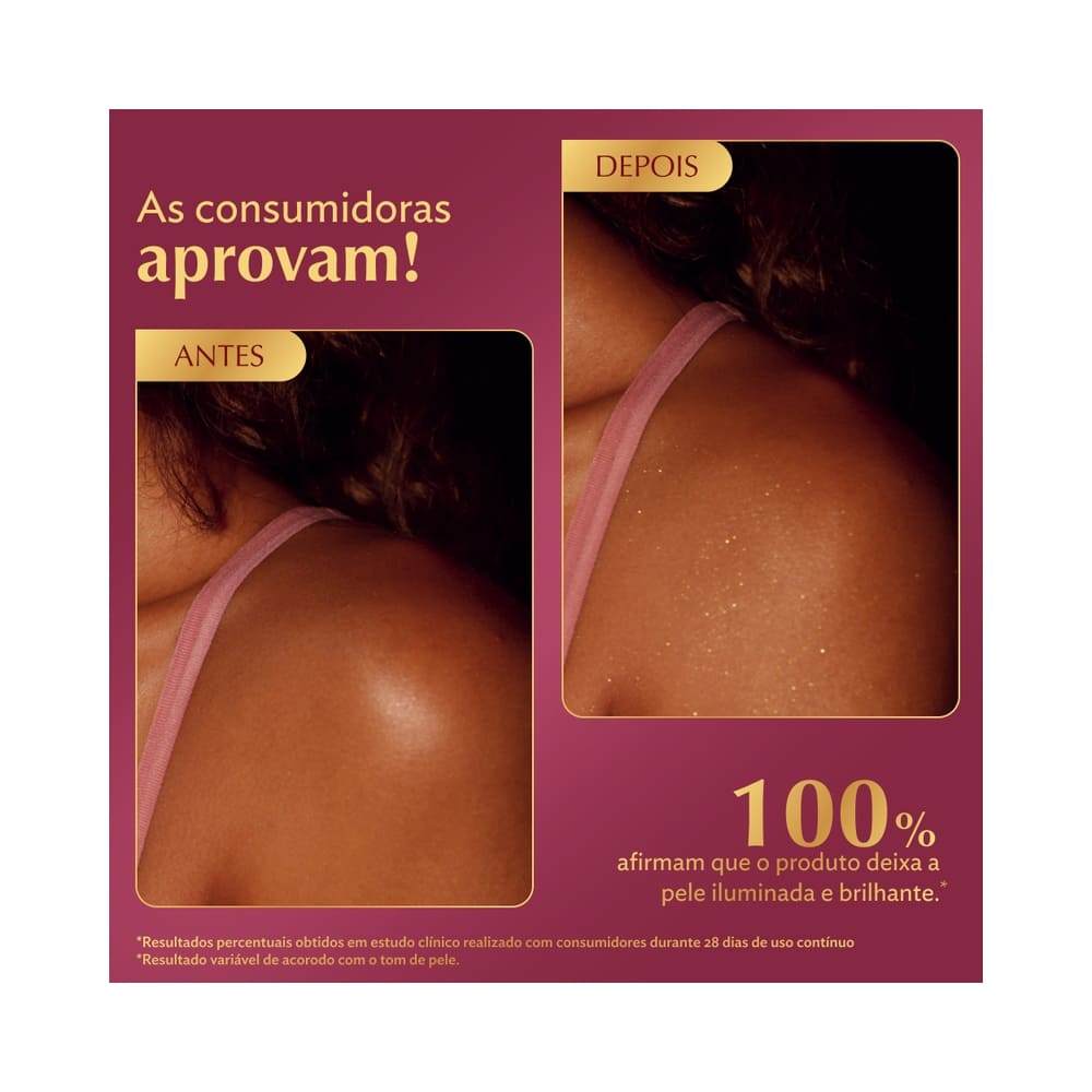 Loção Hidratante Corporal Paixão Iluminador Rosa Imperial 200ml — imagem 2 de 2