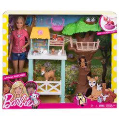 Playset Barbie - Centro de Resgate na Floresta - Mattel