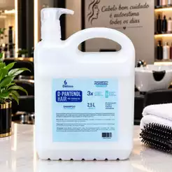 Shampoo Profissional Galão D-Pantenol Hair 2,5L Dalizzo Pró Vitamina B5 Colágeno Queratina e Aminoácidos