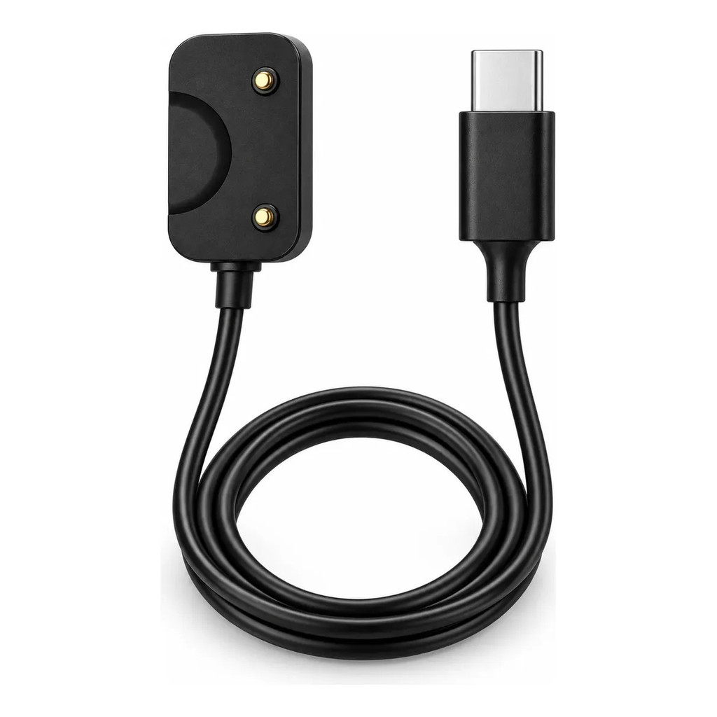 Cabo Carregador Magnético Galaxy Fit 3 R390 Smartwatch USB e Tipo C