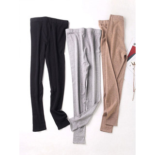 Leggings de caxemira de seda Real Calças térmicas femininas Calças de algodão Calças externas Calças compridas Calças lá