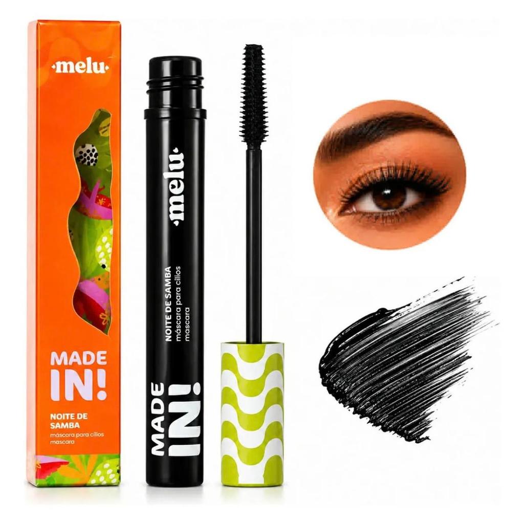 Mascara De Cílios Noite De Samba Melu Ruby Rose Cor Preto + Brinde