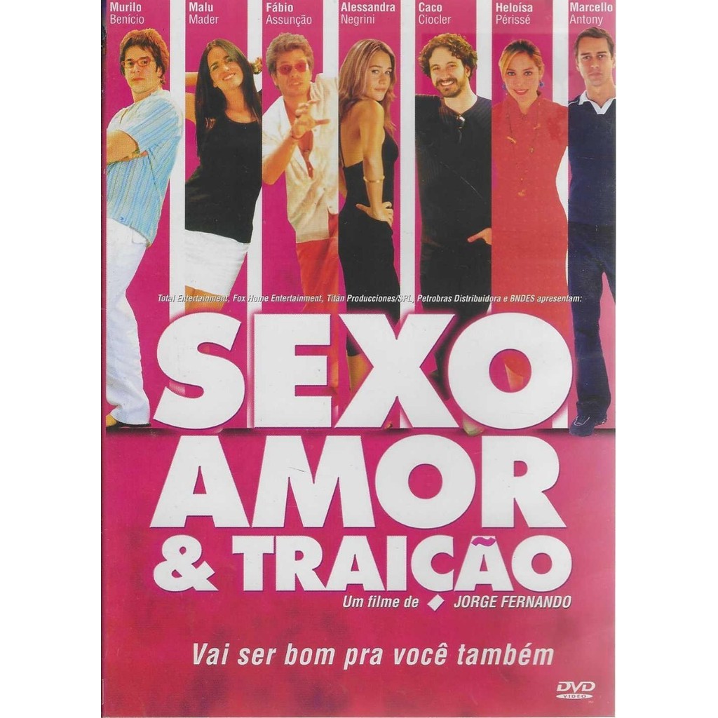 Dvd Sexo Amor & Traição - Jorge Fernando Malu Mader  Lacrado