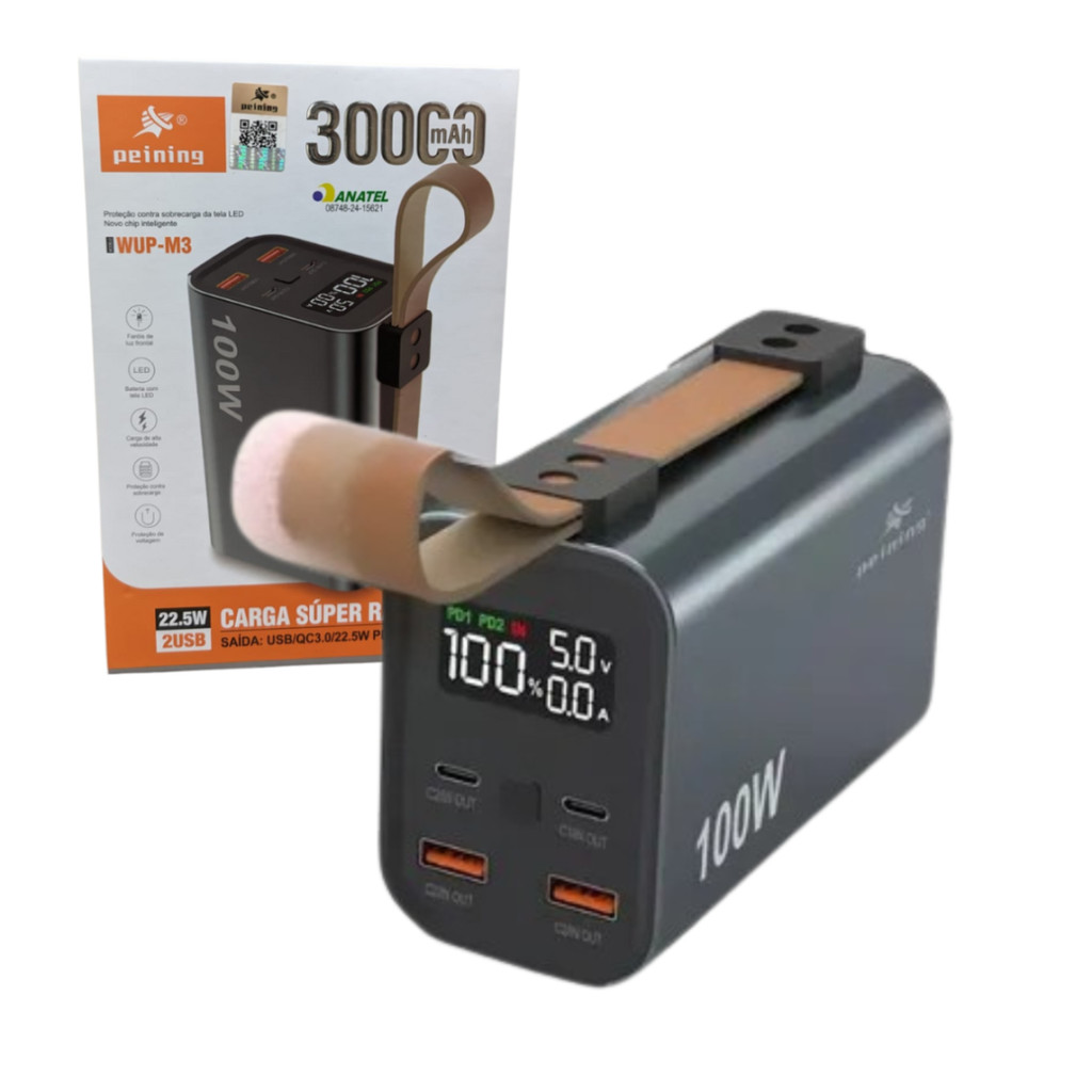 Power Bank 30000mah 100w Para Starlink E Notebook