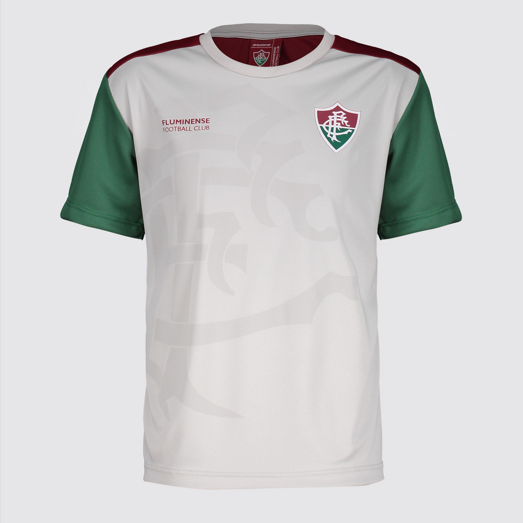 Camisa Fluminense Pulsar Infantil Off-White em Oferta na Shopee