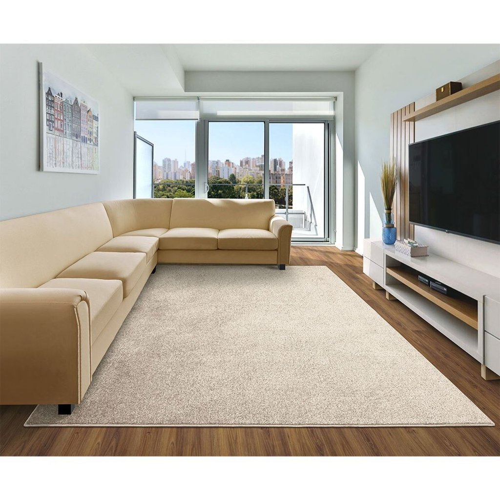 Tapete 200x250cm Relex N Tapetes São Carlos Areia em Oferta na Shopee