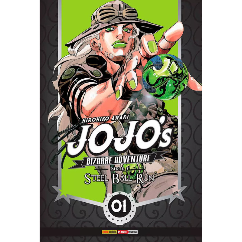 Jojo's Bizarre Adventure – Parte 7 – Steel Ball run 01 em Oferta na Shopee