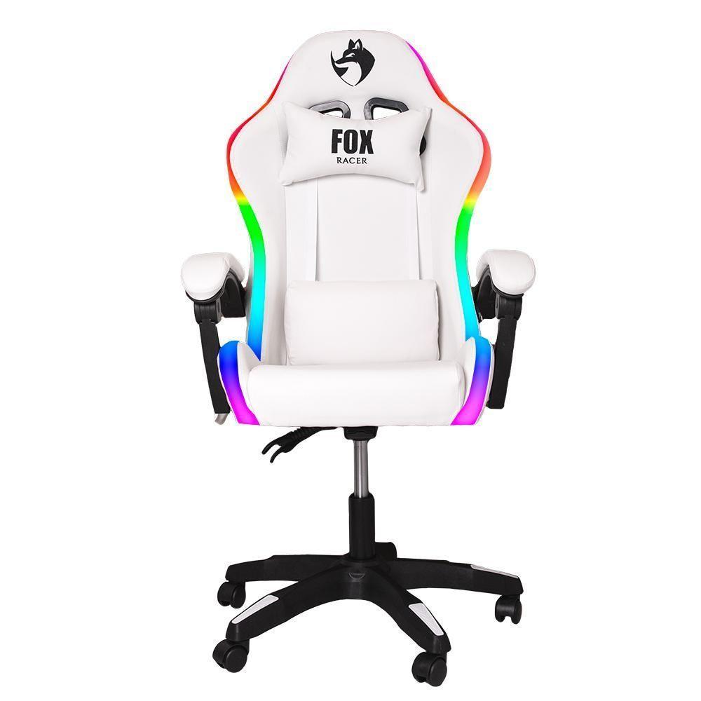 Cadeira Gamer Fox Racer Nordic Branca B98 em Oferta na Shopee