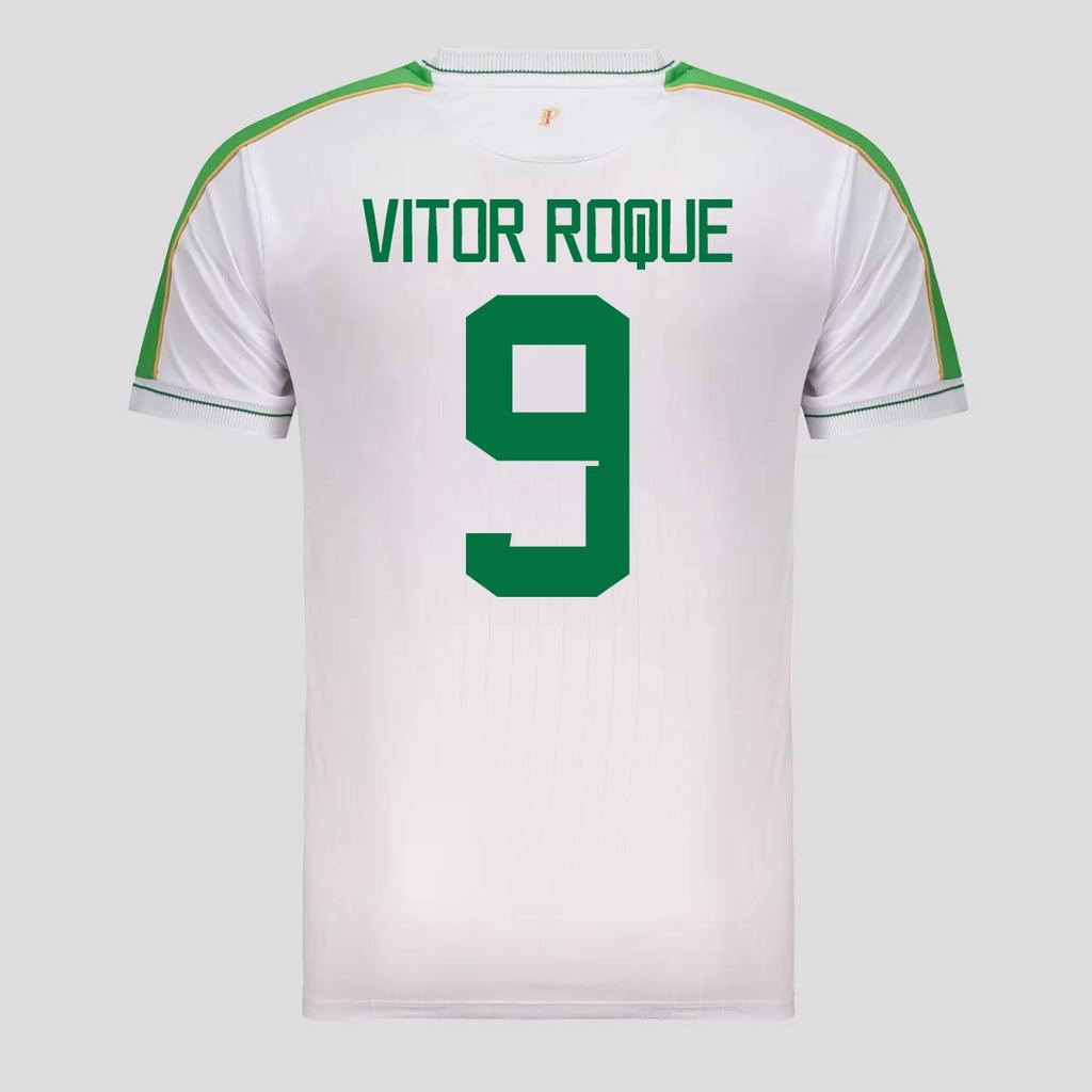 Camisa Palmeiras Ultra I Branca e Verde 9 Vitor Roque em Oferta na Shopee