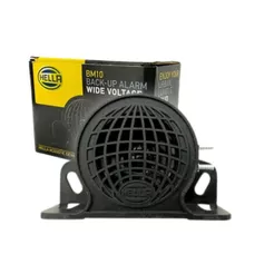 Sirene Alarme Marcha Ré Universal Multivolt 9v a 48v Sirene Ré Hella Caminhão Van Ônibus Trator