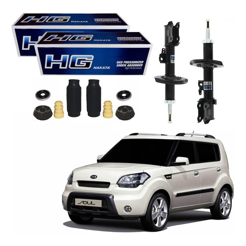 Kit Amortecedor Dianteiro, Soul 1.6 2009 A 2015