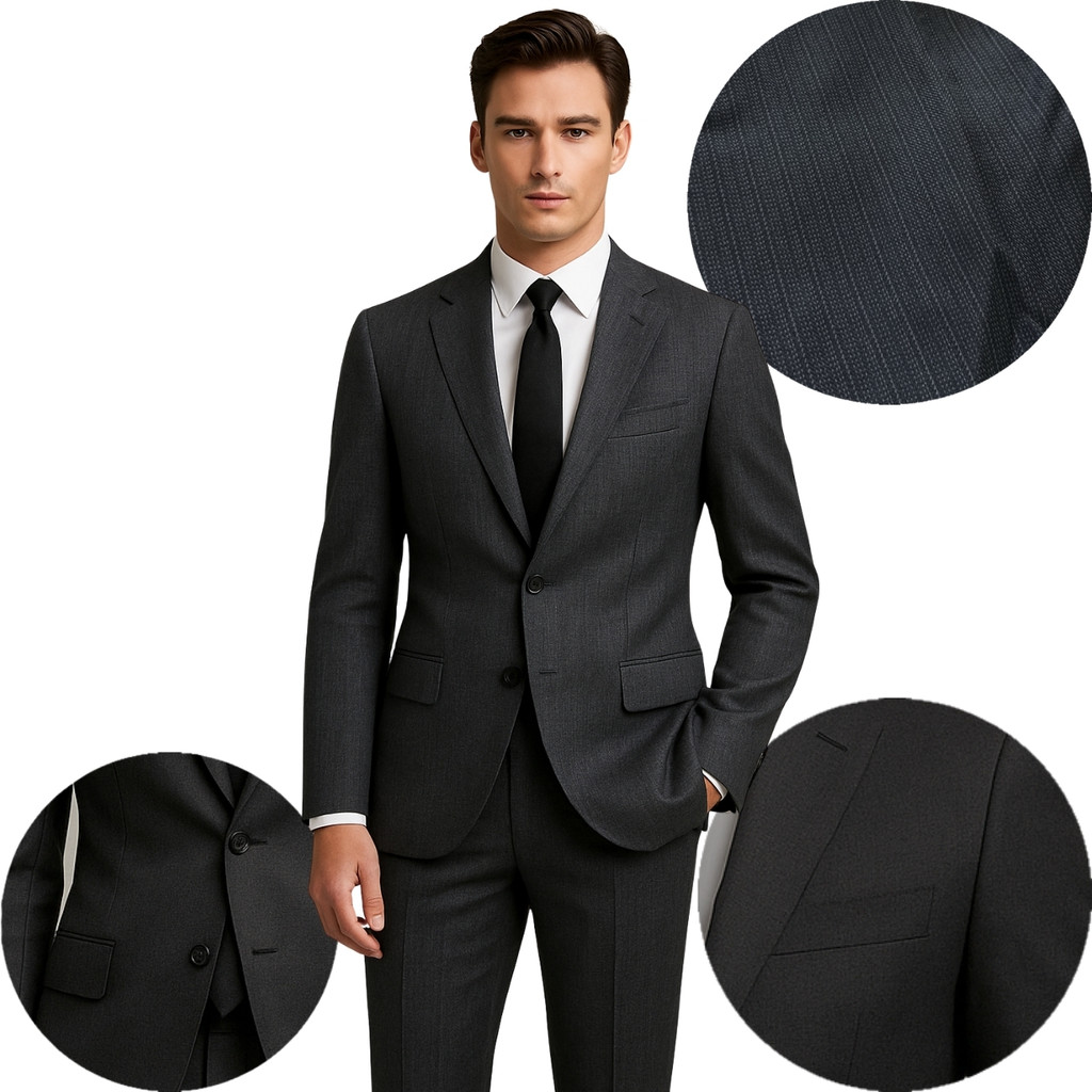 Terno Masculino Tradicional Corte Italiano Paletó + Calça