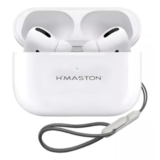 Fone de Ouvido Bluetooth Sem Fio Hmaston RS21 Potente Corrida Cor Branco Foninho Luz Verde Portátil