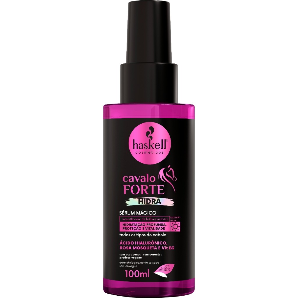 Óleo para cabelo Sérum Finalizador Cavalo Forte Hidra 100ml Haskell