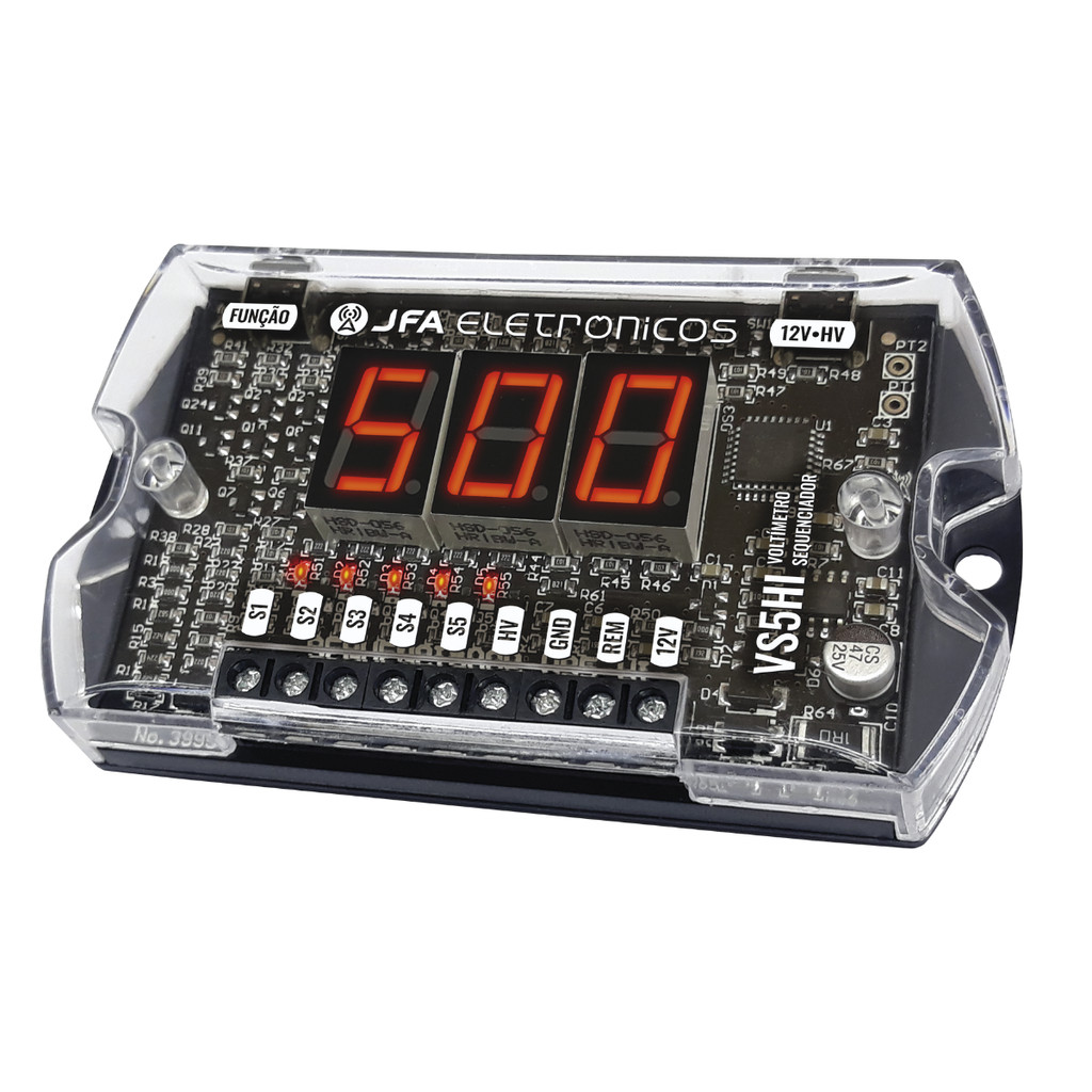 Voltímetro Sequenciador Automotivo Digital Vs5hi Jfa em Oferta na Shopee