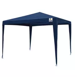 Tenda Gazebo 2x2m Polietileno Azul - Bel Lazer