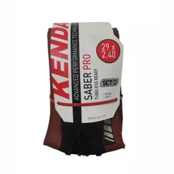 Par de Pneu Mtb Kenda Saber Pro SCT 29x2.40 120tpi Tbl Marro
