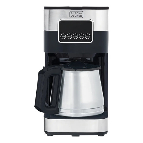 Cafeteira Elétrica Black+Decker CM350G Inox 1,5L 127V Programável 900W Filtro Permanente Semi Automática Café