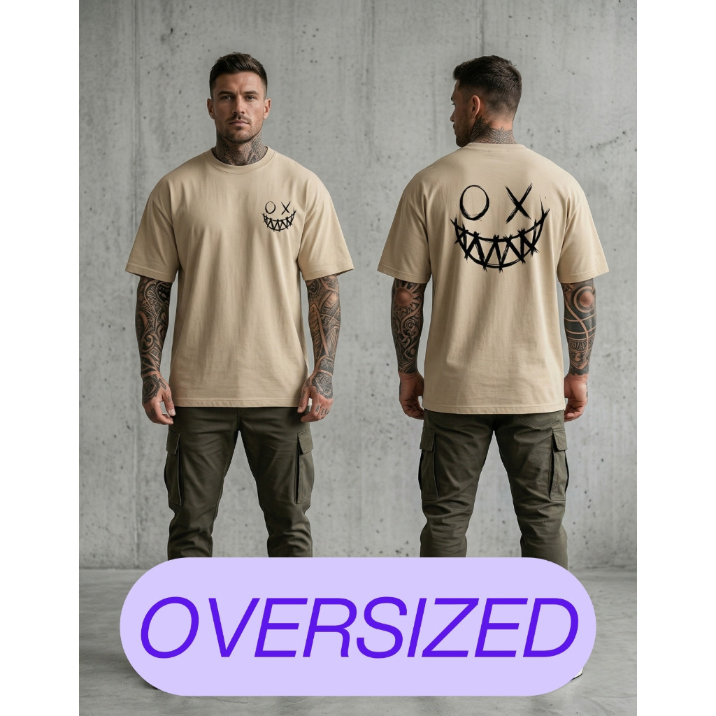 CAMISETA OVERSIZED STREETWEAR ESTAMPADA MASCULINA UNISSEX MODA URBANA CONFORTÁVEL CASUAL
