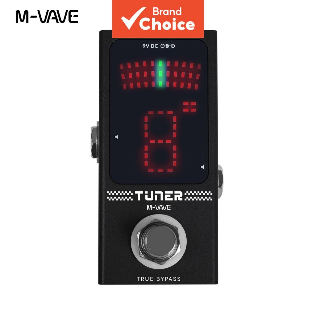 M-VAVE True Hypass Dispositivo De Efeito De Bloco Único 12Hz-4186Hz Afinador De Instrumento Acústico De Alta Precisão Co