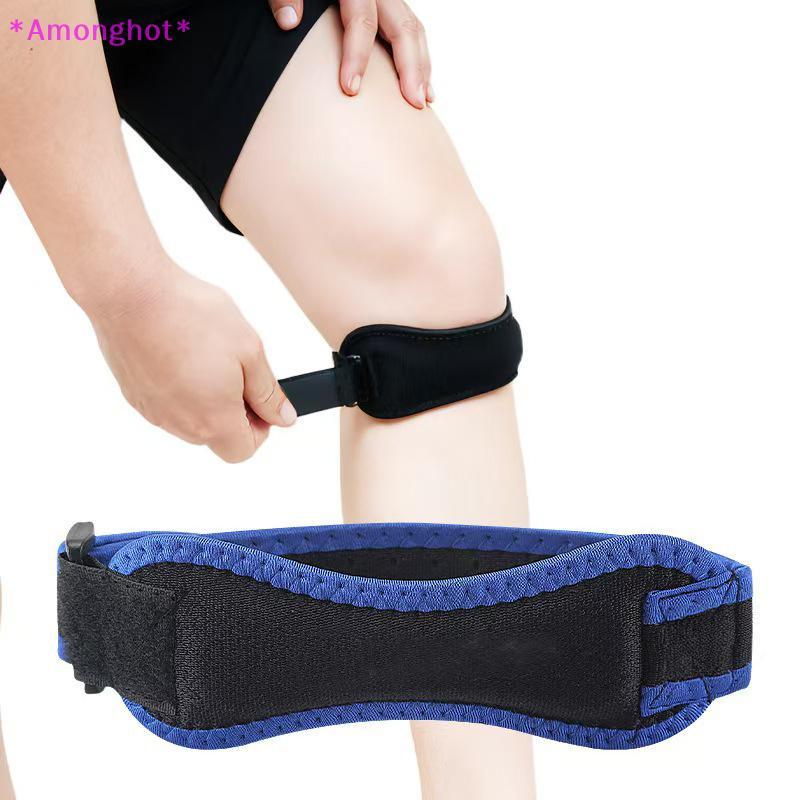 Entrehot > Joelho Patelar Tendão Suporte Cinta Ajustável Sho Absorção Joelheira Manga Para Basquete Novo