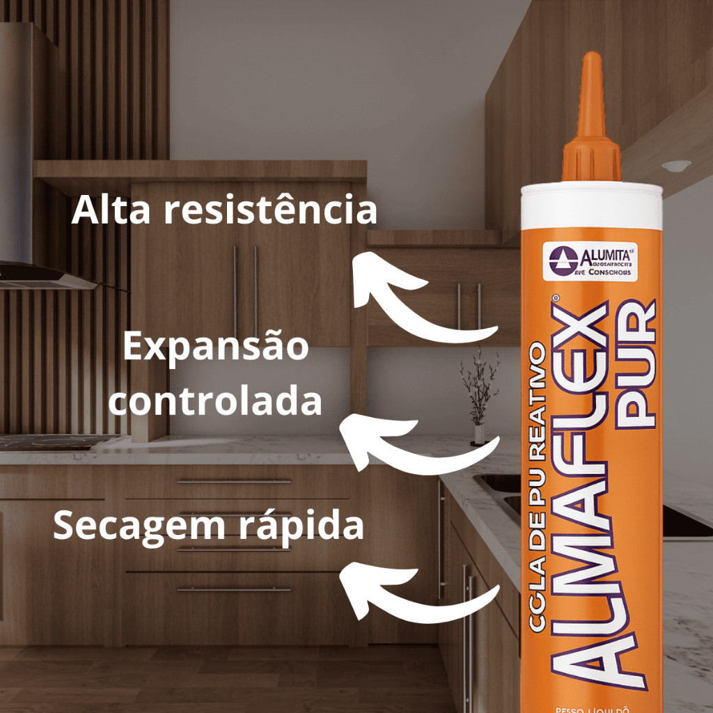 Cola PUR Reativo Almaflex PUR Expansível 500g