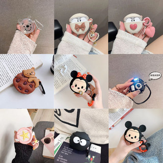 Capa Protetora para Fones de Ouvido Sem Fio 3D Minnie Mickey Lenovo HT38 Airpods Pro 6 Acessórios Fones de Ouvido WNDR
