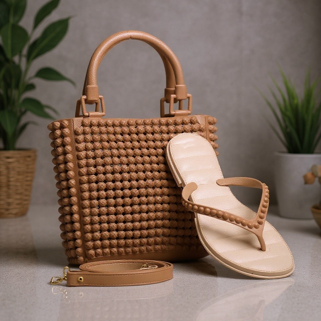 Kit Bolsa Chinelo Feminino Praia Combinando Verão 33 ao 39 — Achadinhos das migas