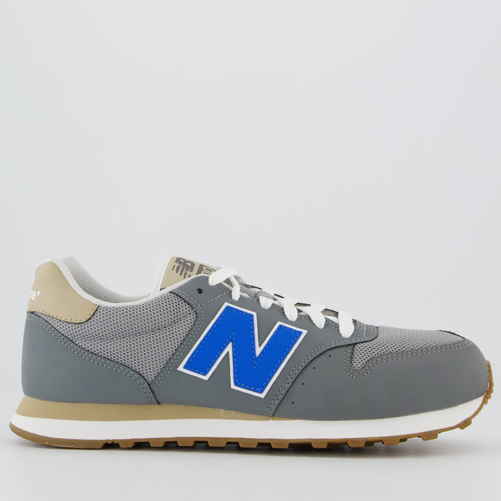 Tênis New Balance 500 V2 Cinza e Azul