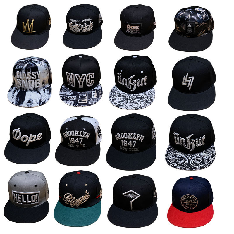 Boné de hip-hop, marca moderna, boné de beisebol unissex de aba reta, boné de aba reta para primavera/verão, de dan