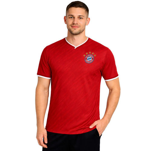 Camiseta Masc. Dry Fit Bayern Vermelho
