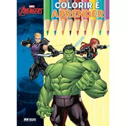 Colorir e Aprender Marvel - Vingadores 2