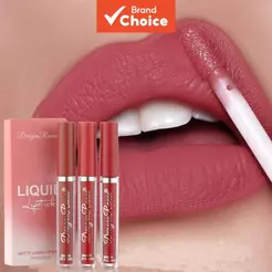 Coleção De Esmalte Labial Fosco De Veludo De 3 Peças DRAGON RANEE-Tons Hidratantes , À Prova D'água E De Manchas , Sem T