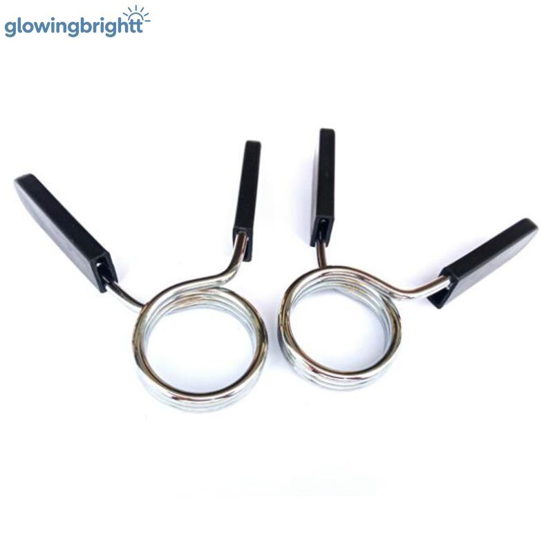 GLOWI Barbell Braçadeira Primavera Colar Clipes Ginásio Peso Haltere Bloqueio Kit Barra