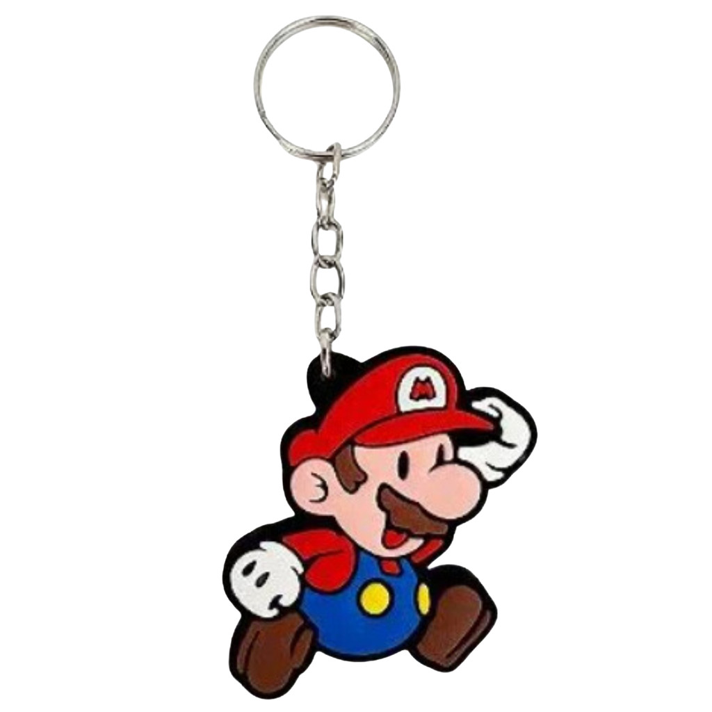 Chaveiro Super Mario - Mario Soco no Ar