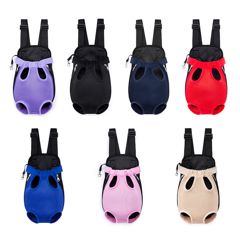 Peito portátil para animais de estimação Bolsa Gato para passeio Bolsa Mochila confortável respirável para animais de es