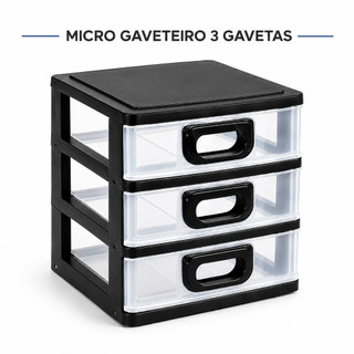 Gaveteiro Organizador De Mesa - Acessórios Brincos Maquiagem Remédio Medicamento Linhas C…
