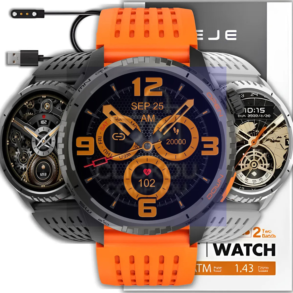 Relógio Smartwatch Peje G11 Á Prova D'água 3atm Memória 128mb Tela Amoled 1.43" Esportivo