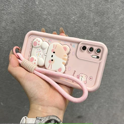 Capa for REDMI NOTE 10 5G POCO M3 PRO 5G normal capinha cordinha feminina suporte JTDTMZJ9