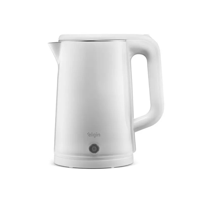Imagem Chaleira Elétrica Slim 1,8 Litros 1200W Elgin Desligamento Automático Branca