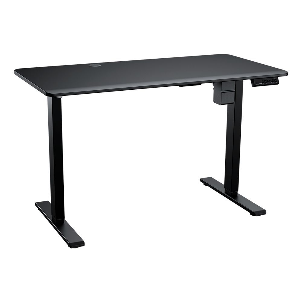 Mesa Elétrica Cougar Royal Mossa 120cm Com Ajuste De Altura Preto