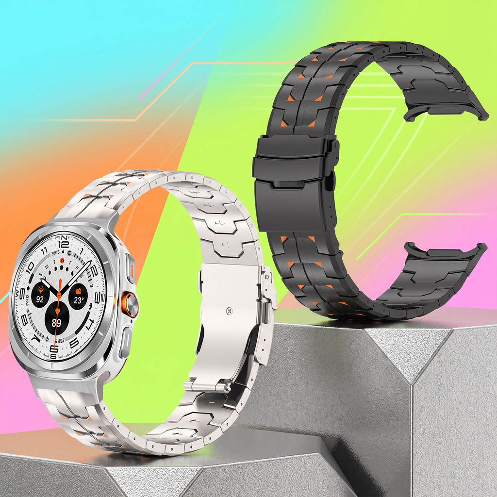 Pulseira De Metal Premium , Titânio Para Samsung Galaxy Watch Ultra 2 47mm 9 40m